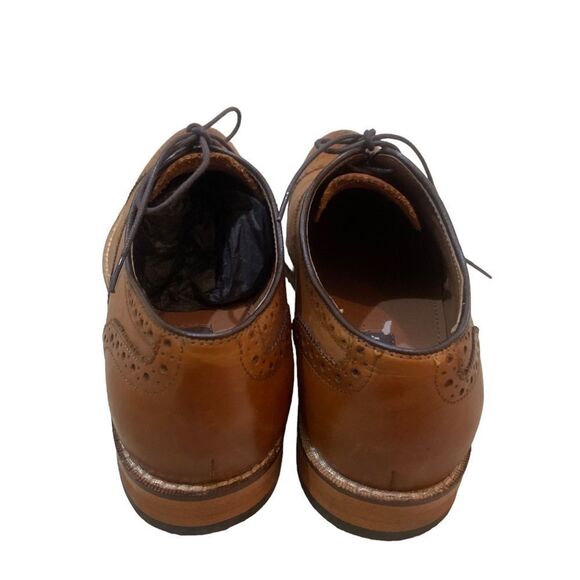 Classic Brown Leather Oxfords main image 12